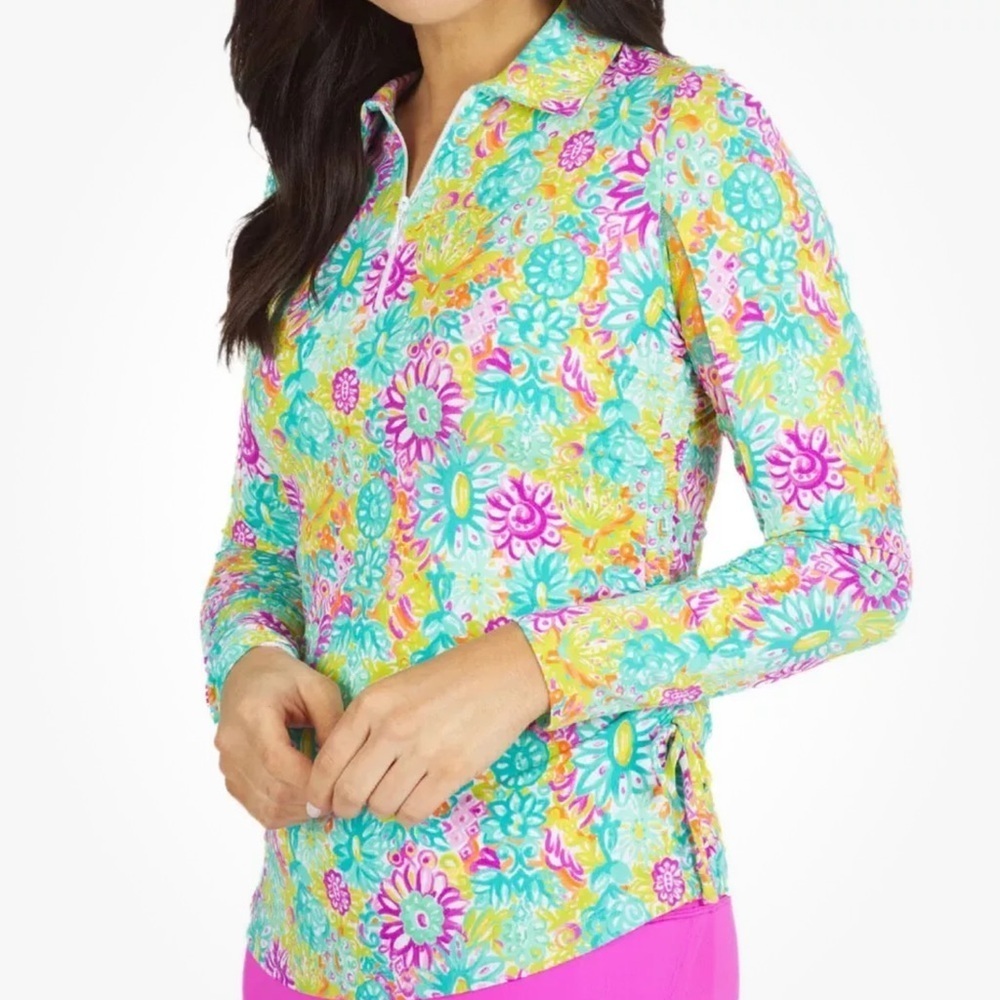 Ibkul Long Sleeve Golf Shirt - Picture 2 of 4